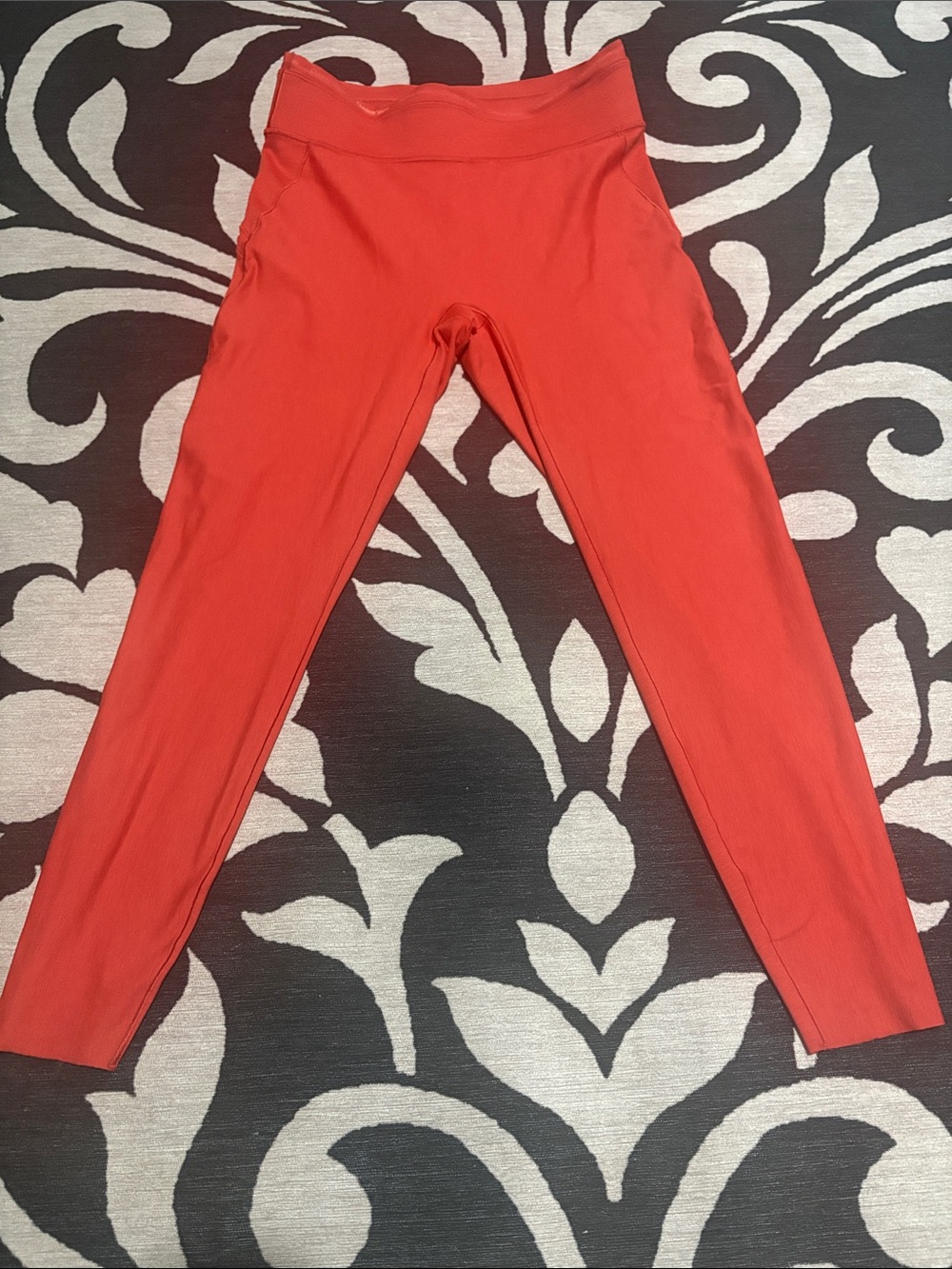 Outdoor Voices Coral-Red Kids Leggings